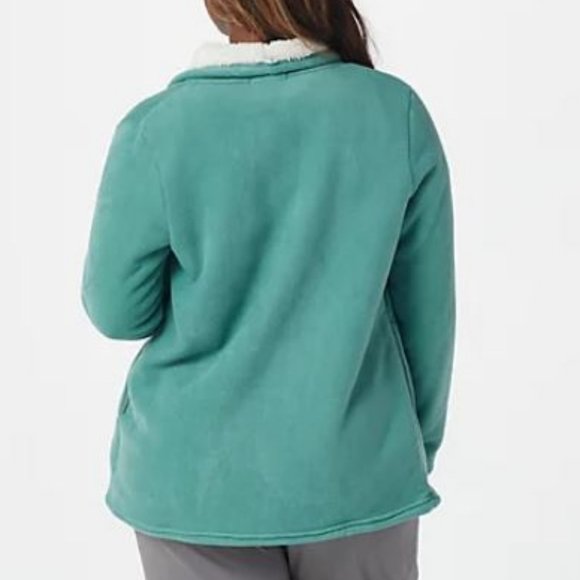 Cuddl Duds Fleecewear Bonded Sherpa Cascade Wrap  9719 - Picture 2 of 2